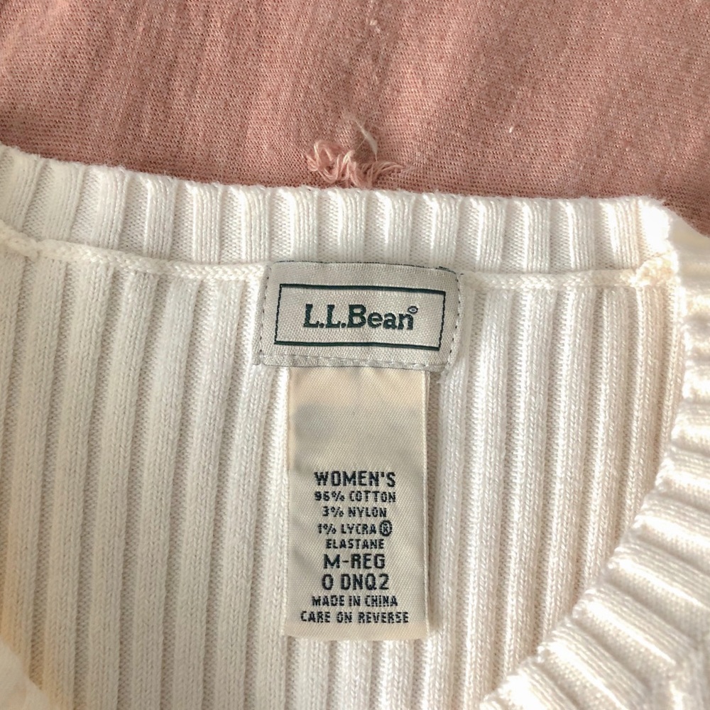 L.L. Bean Ribbed Sweater - Picture 3 of 3
